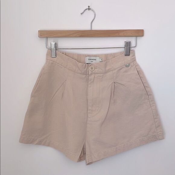 Thinking Mu Narcisco Sustainable Hemp Front Pleat 2.75” Shorts Size 34 - Picture 3 of 9